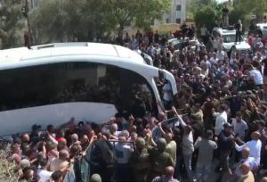 ورود ۱۵۴ اسیر فلسطینی آزاد شده به مصر