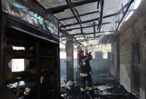آتش‌سوزی در کارگاه مبل خیابان امام خمینی اصفهان