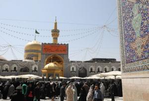 حرم رضوی غرق در شادی میلاد پیامبر(ص) و چهارشنبه زیارتی