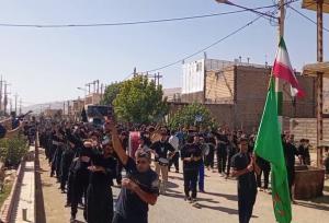 عزاداری روز عاشورا در شهر کوهنانی