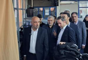 وزیر تعاون از کارخانه پوشاک احیاشده در کرج بازدید کرد