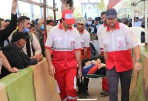 ارائه خدمات بشردوستانه در مرز بین‌المللی خسروی به زائران اربعین حسینی