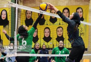 پایان دور رفت والیبال زنان با قهرمانی سایپا و شهرآرکا