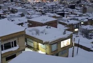 بانه در سکوت سپید برف؛ غروب زمستانی شهر پس از بارش سنگین