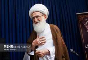 رئیس دفتر رهبر انقلاب به عیادت آیت‌الله نوری‌همدانی رفت
