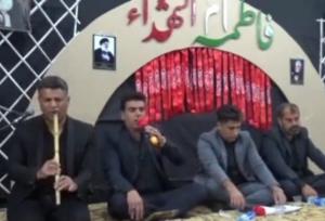 شروه‌خوانی به مناسبت شهادت حضرت فاطمه در درودگاه