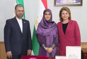 دیدار نادره رضایی با وزیر فرهنگ تاجیکستان