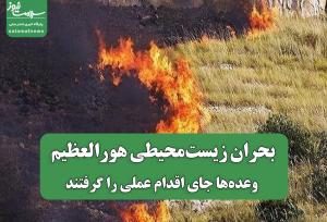 بحران زیست‌محیطی هورالعظیم؛ وعده‌ها جای اقدام عملی را گرفتند