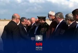 استقبال رسمی مقامات لبنانی از عراقچی در فرودگاه رفیق حریری