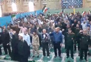 اعلام انزجار نمازگزاران اهرمی از جنایات رژیم صهیونیستی