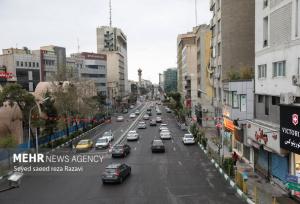 ترافیک عادی در معابر و بزرگراه‌های پایتخت