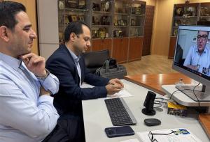 نشست آنلاین تقوی با رئیس فدراسیون والیبال روسیه