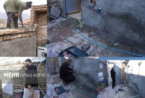 خدمات رسانی گروه جهادی در محله فلک‌الدین خرم‌آباد