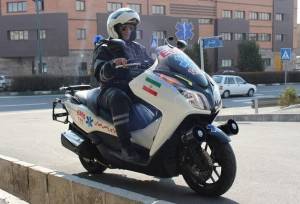 اضافه شدن اولین موتورلانس اورژانس پیش‌بیمارستانی چهارمحال و بختیاری به ناوگان خدمات