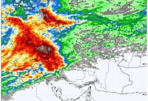 آغاز فعالیت سامانه بارش‌های سنگین از فردا؛ کاهش محسوس دما از سه‌شنبه