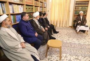 وزیر میراث‌فرهنگی با آیت‌الله مکارم شیرازی دیدار و گفتگو کرد