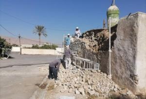 جوکاری: مرمت امامزاده «خواجه پیری» کازرون در حال انجام است