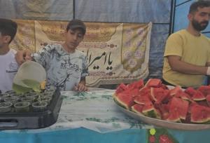 برپایی موکب رهروان شهدا تالش محله لنگرود به مناسبت عید غدیر خم