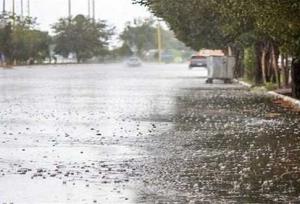 اولین باران پاییزی در شیراز