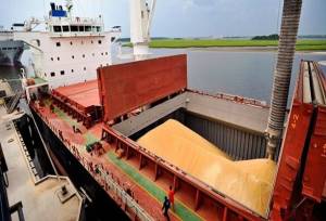 سومین کشتی حامل ۵۶ هزار تن گندم در بندر امام پهلو گرفت