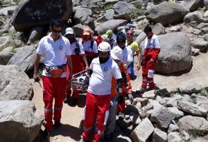 نجات ۶۷ نفر در حوادث طی یک هفته توسط هلال‌احمر تهران