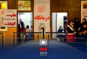 ارائه خدمات شبانه‌روزی درمانی و امدادی هلال‌احمر به زائران اربعین