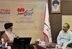 بازدید رئیس خبرگزاری «صدای افغان» از مهر+ تصاویر