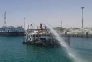 مانور ساعت صفر اطفای حریق در بندر دیر برگزار شد