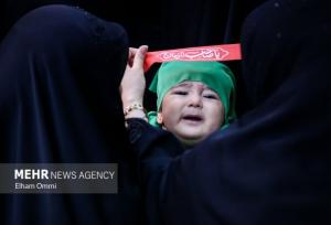 مراسم شیرخوارگان حسینی در شهرکرد برگزار شد