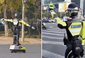 پلیس ترافیک در چین روباتیک شد