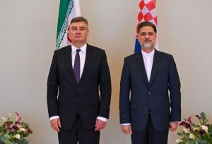 تقدیم استوارنامه سفیر جدید ایران به رئیس جمهور کرواسی