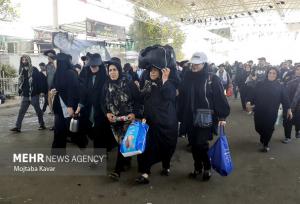 گزارش میدانی از بازگشت زوار اربعین حسینی به کشور از مرز مهران