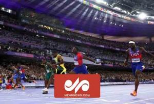 رقابت مهیج دوی ۱۰۰ متر مردان المپیک ۲۰۲۴ پاریس