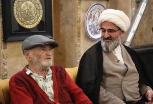 دیدار نماینده رهبر معظم انقلاب در استان سمنان با استاد فرهنگ شکوهی