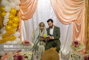 جشن ازدواج ۱۱۰ جوان همدانی برگزار شد