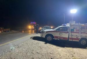 منیری:امدادرسانی به ۱۳ مصدوم در تصادف زنجیره ای محور تربت جام انجام شد