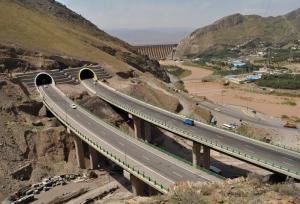 انسداد محور آزادراه منجیل به رودبار