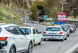 جاده کندوان یک طرفه است؛ ترافیک سنگین در راه ها