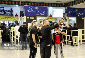 وضعیت تردد زائران  از مرزی خسروی؛ شامگاه جمعه