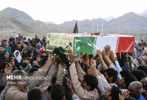 استقبال باشکوه از پیکر شهید گمنام هشت سال دفاع مقدس در روستای جعفرآباد