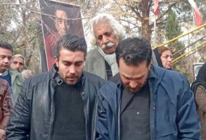 تصاویری از مراسم خاکسپاری حمید طالقانی