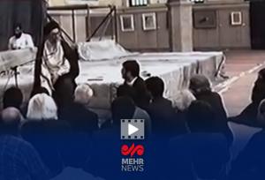 نگارگر روضه‌ی رضوان استاد محمود فرشچیان