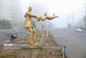 ۱۳ شهر خوزستان در وضعیت قرمز و نارنجی آلودگی هوا قرار گرفتند