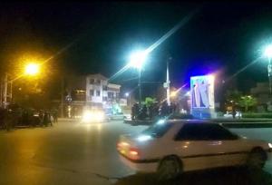 وضعیت آرام میدان امام شهر کوهدشت