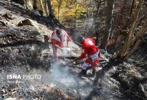 آتش‌سوزی دوباره جنگل‌های کارمزد سوادکوه مهار شد