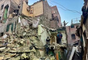 ۸ کشته در پی ریزش ساختمان در مصر