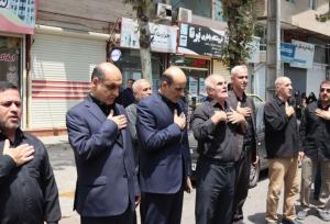 هم‌نوایی استاندار گیلان با عزاداران تاسوعای حسینی در لاهیجان