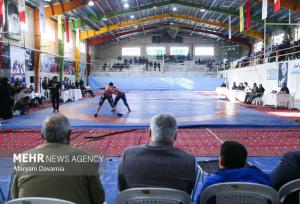 تجلیل از قهرمانان کشتی در مازندران