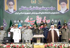 مراسم دانش‌آموختگی دانشجویان دانشگاه‌های افسری ارتش برگزار شد
