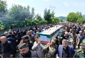 تشییع پیکر شهیده «پوراندخت سعادت نژاد» در تالش